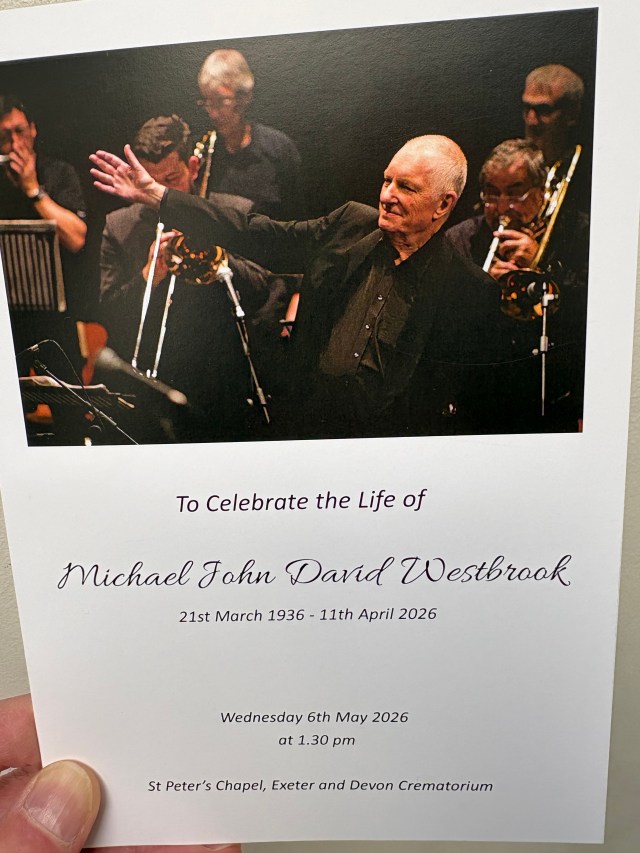 A farewell to Mike Westbrook | thebluemoment.com